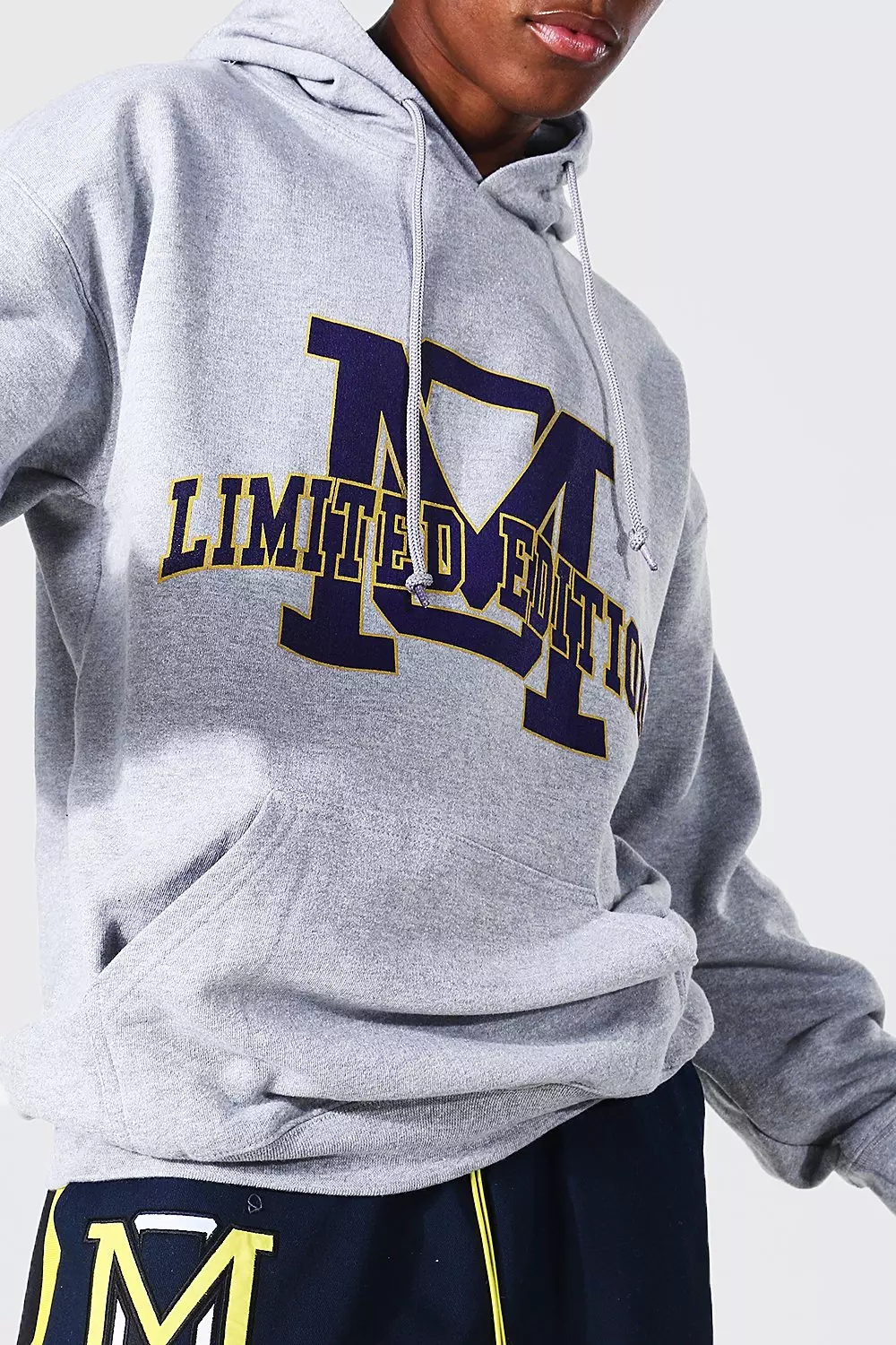 Oversized college hoodie sale